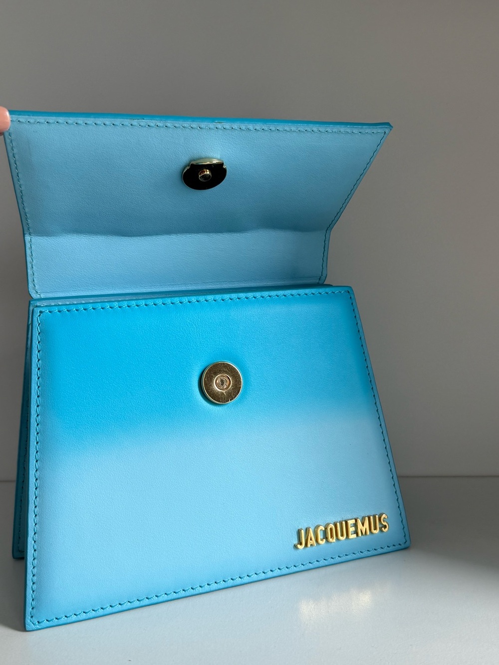Jacquemus Le Chiquito Small Bag – Light Blue Leather - Picture 10 of 16